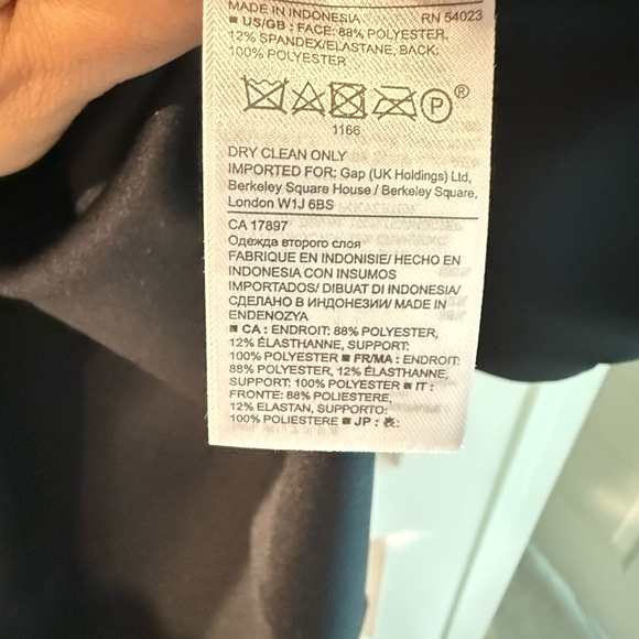 NWT Banana Republic Red Scallop V-Neck Sleeveless Dress - Picture 4 of 5